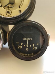 Tlakoměr,  teploměr, ampérmetr, ventil tomasetto - 4