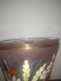 Velmi stará rosalinová sklenička - 4