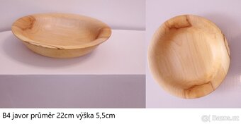 Dřevěné misky -krásný a praktický dárek - 4
