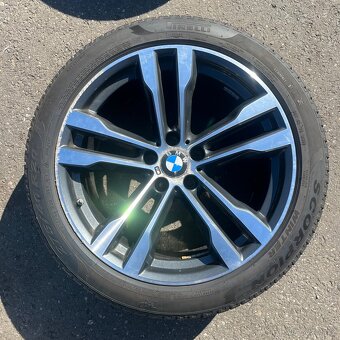 Sada kol 20” original BMW X6 X5 ///M + 99% pneu Pirelli - 4