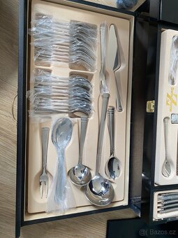 Moderní příborový set z kvalitní nerezové oceli - 4