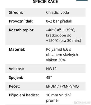 Spojka Normaquick PS3 12-8-10-45° AD Ø 10mm - 4