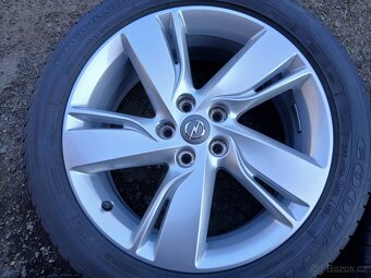 Prodám sadu Orig ALU kol Opel 215/50R17 letní - 4