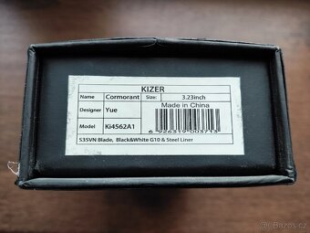 Kizer Cormorant Black/White G10 - 4