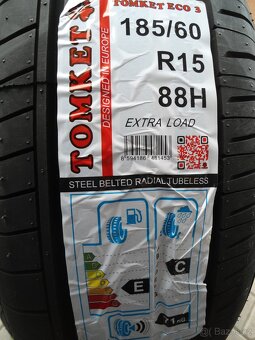 Pneu Tomket,nejeté, ECO 3 XL,185/60/15 H88 - 2 ks - 4