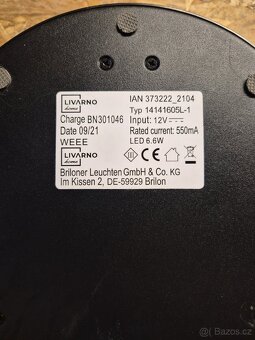 Stolní lampa led s nastavitelnou intensitou - 4