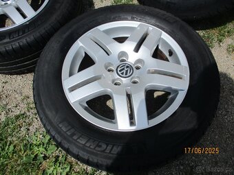 Alu kola 5x100 R15 pneu letní 195/65 R15 - 4