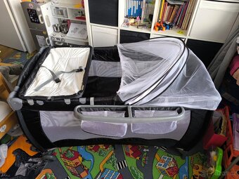 cestovní postýlka Clamaro Travel Black - 4