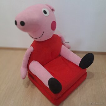 Dětské plyšové křesílko prasátko Pepa - 4