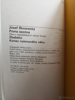 Josef Škvorecký 4x - 4