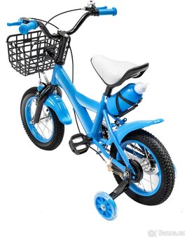 Dětské kolo 12palcové kolo Bike pro děti Dívky Chlapci Modrá - 4