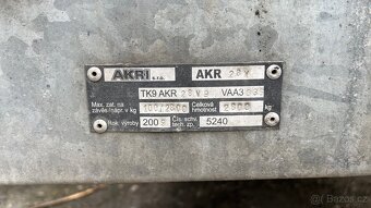 Vozik prives plato nosnost 2800 Kč - 4