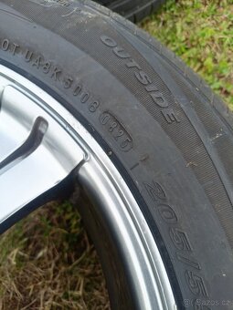 LETNÍ SADA 5×112/16" PNEU NOVÉ 205/55/16 - 4
