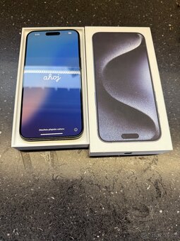 Iphone 15 pro max 256 modrý titan - 4