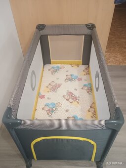 Postýlka cestovní LIONELO Stefi Yellow Lemon - 4