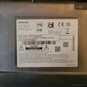 Samsung 43" Crystal UHD/4K UE43TU7092 (2020) - 4
