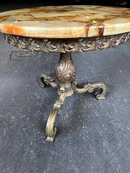 Odkládací mramorový stolek (132037) - 4