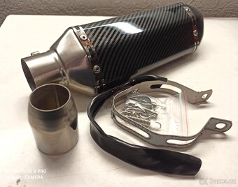 Výfuk karbonový univerzál na všechny moto i skútry - 4