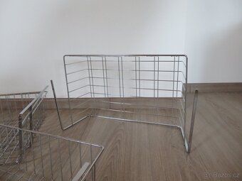 Kovové košíčky do skříně 3 ks - 4