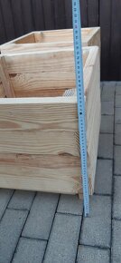 Dřevěný truhlík - vyvýšený záhon - 4