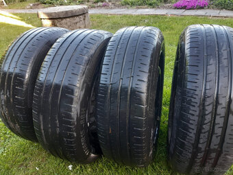 Prodám 4 ks letní pneu 185/65/R15+disky na Dacie Logan - 4