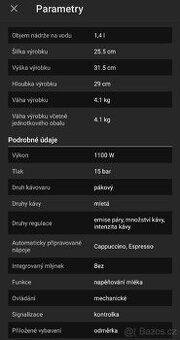 Pákový kávovar DeLongi - 4