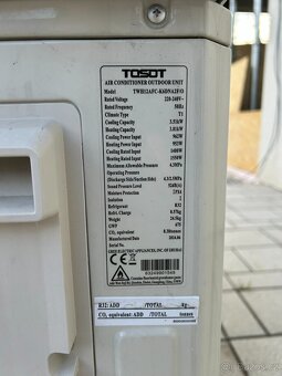 Klimatizace Tosot 3,5kw - 4