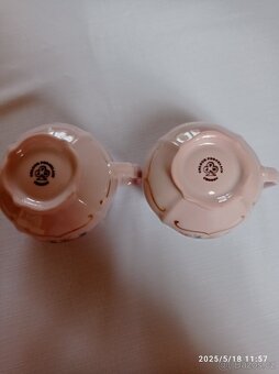 Značkový růžový porcelán - 4