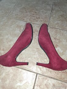 Vínové lodičky Marco Tozzi vel 38 - 4