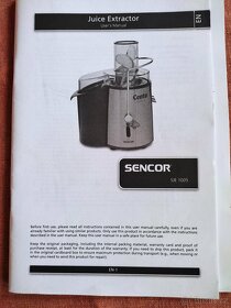 Odšťavňovač Sencor - 4
