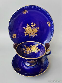 Porcelánový čajový sady Echt Kobalt Vohenstrauss Seltmann - 4