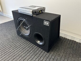 Subwoofer Gladen M Line 10 + zesilovač - 4