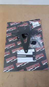 Držák SPZ nastavitelný, černý - 4