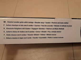 Bontempi dětská dřevěná kytara 75 cm - 4