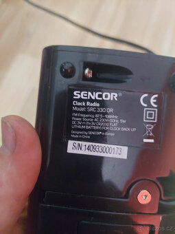 Radiobudík Sencor SRC 330 OR, s projektorem hodin a rádiem - 4