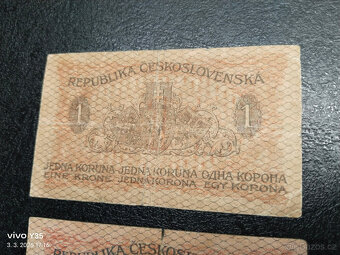 Bankovky Českoslovenko 1919 1.republika - 4