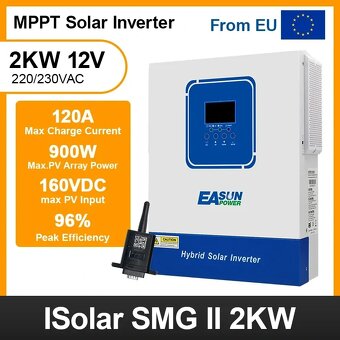 Ostrovní Střídač MPPT 12V 2KW - 4