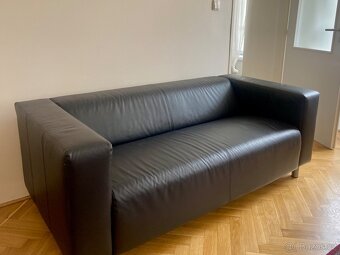 IKEA KLIPPAN GAUČ ČERNÝ // IKEA KLIPPAN BLACK COUCH SOFA - 4