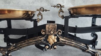 Staré dvoumiskové váhy po renovaci k dekoraci, do sbírky - 4