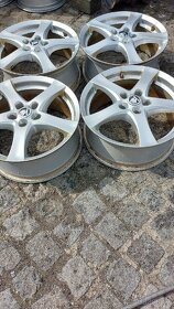 17" SADA ALU DISKŮ 7JX17 ET48 ŠKODA AUDI SEAT VW - 4