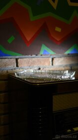 Skleněný tác z řezaného skla - 4