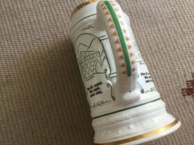 pullitr  1973, podtacek na odlivky, dzbanek RFH s textem - 4