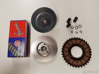 Jawa 50 pionýr 550,555,20,21,23 spojka, spojkový koš - 4