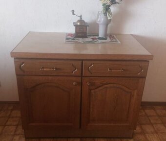 Selská dubová linka s jídelnou a spotřebiči,5906 - 4