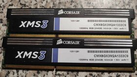 4x4GB DDR3 1333 CL9 1,6V XMP (16GB DDR3 1333) Corsair XMS3 - 4