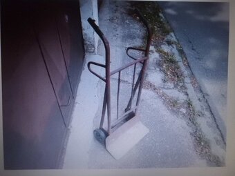 Rudlík pro přepravu břemen.Pevná konstrukce-kvalitní. - 4