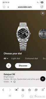 ROLEX Datejust 36mm, ocel + bile zlato - 4