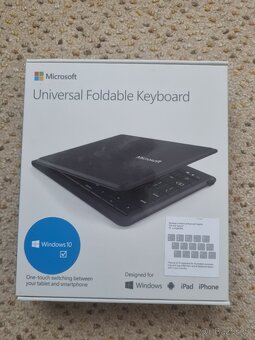 Prodám bluetooth skládací klávesnici Microsoft - 4