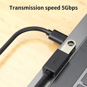 Prodlužovací kabel USB 3.0 5Gbps vysokorychlostní 3m - 4