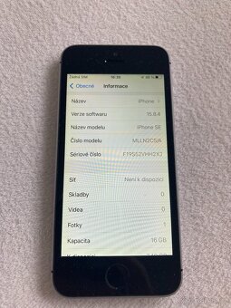iPhone SE (2016) 1.gen. Space Gray 16GB - 4